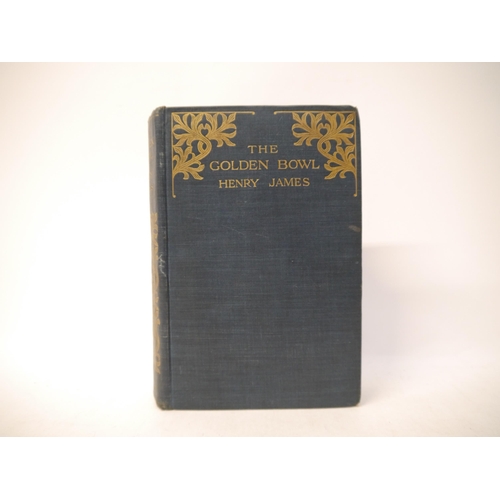 9312 - Henry James: 'The Golden Bowl', London, Methuen, 1905, 1st UK edition, half title, [4],548pp + publi... 