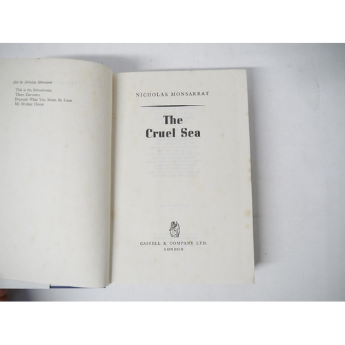 9317 - Nicholas Monsarrat: 'The Cruel Sea', London, Cassell & Company Ltd, 1951, 1st edition, signed by the... 