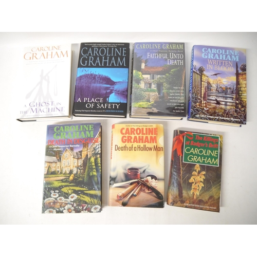 9329 - Caroline Graham, complete set of seven Chief Inspector Barnaby series detective novels, all 1st edit... 