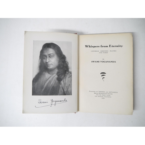 9336 - Paramahansa Yogananda: 'Whispers from Eternity, Universal Scientific Prayers and Poems', Los Angeles... 