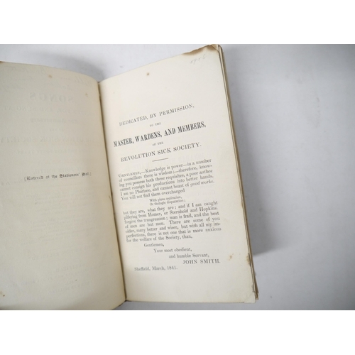 9337 - John Smith: 'Songs written for and sung at the Anniversary of the Revolution Sick Society during the... 