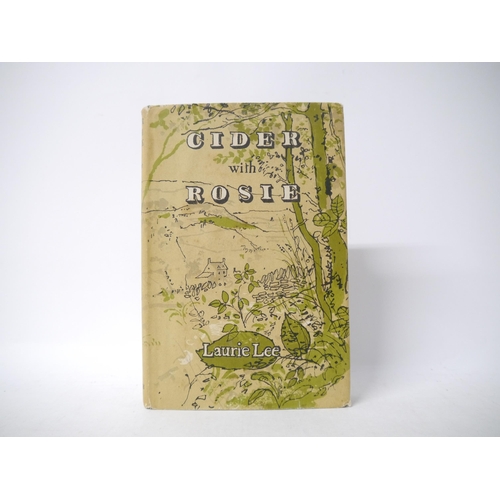 9343 - Laurie Lee: 'Cider With Rosie', London, The Hogarth Press, 1959, 1st edition, original cloth gilt, d... 