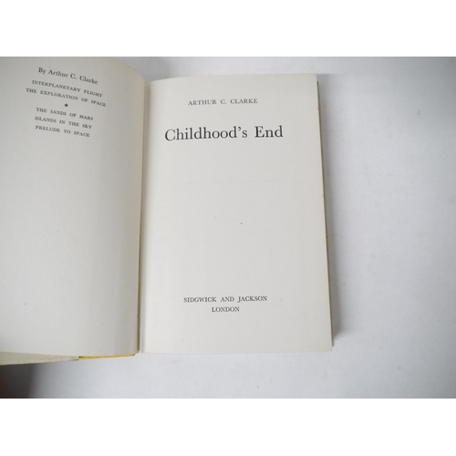 9348 - Arthur C. Clarke: 'Childhood's End', London, Sidgwick & Jackson, 1954, 1st UK edition, original clot... 