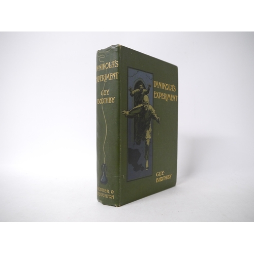 9352 - Guy Boothby: 'Dr. Nikola's Experiment', London, Hodder & Stoughton, 1899, 1st UK edition,  20 full p... 