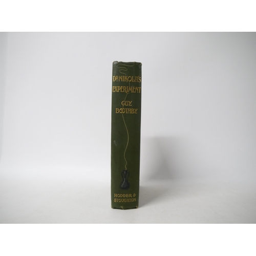 9352 - Guy Boothby: 'Dr. Nikola's Experiment', London, Hodder & Stoughton, 1899, 1st UK edition,  20 full p... 