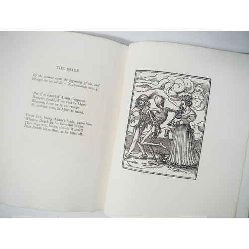 9128 - Hans Holbein: 'The Dance of Death', London, Privately Printed, 1916, limited edition, (one of 250 co... 