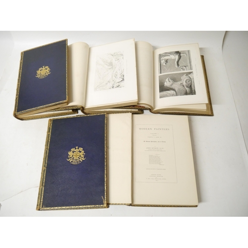 9147 - John Ruskin: 'Modern Painters', London, George Allen, 1892, 2nd edition, 5 volumes, engraved plates ... 