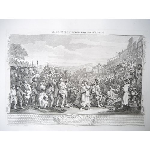 9148 - William Hogarth (1697-1764): 'Industry And Idleness', suite of 12 engravings, 1747, comprising Plt 1... 