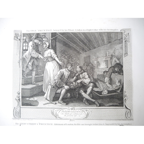 9148 - William Hogarth (1697-1764): 'Industry And Idleness', suite of 12 engravings, 1747, comprising Plt 1... 