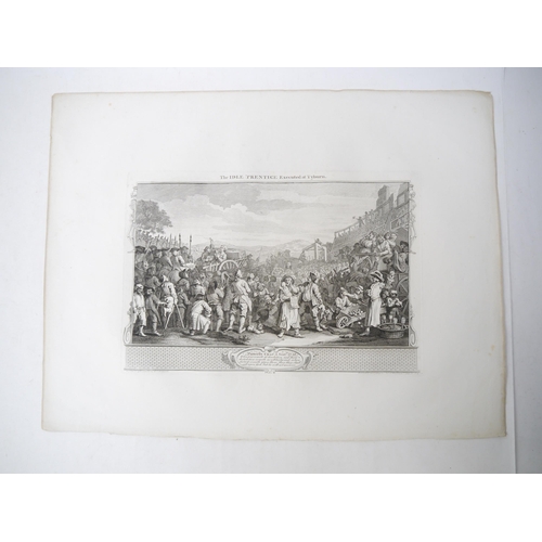 9148 - William Hogarth (1697-1764): 'Industry And Idleness', suite of 12 engravings, 1747, comprising Plt 1... 