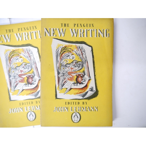 9162 - John Lehmann (edited): 'The Penguin New Writing', 1941-1950, No.'s 1-40, near complete set (lacking ... 