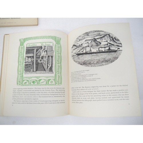 9164 - A box of Typography, Printing, Private Press books, including 'Alphabet and Image', James Shand Shen... 