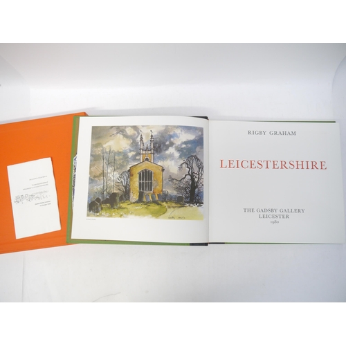 9173 - Rigby Graham: 'Leicestershire', Leicester, The Gadsby Gallery, 1980, limited edition (150), signed R... 