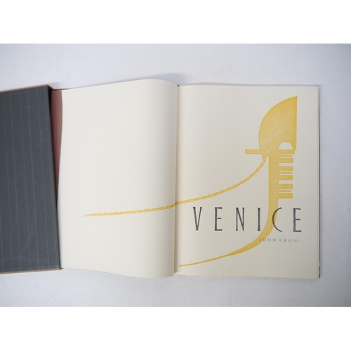 9175 - (Whittington Press), John Craig: 'Venice', Risbury, Whittington Press, 2015, limited edition, number... 