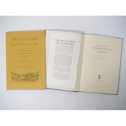 9179 - (The Whittington Press), Richard Russell: 'A History of the Marlborough College Press 1934-1984', An... 