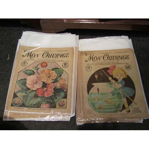 1078 - A quantity of the vintage French embroidery/fashion magazine 