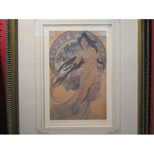 1096 - After Alphonse Mucha two prints entitled 