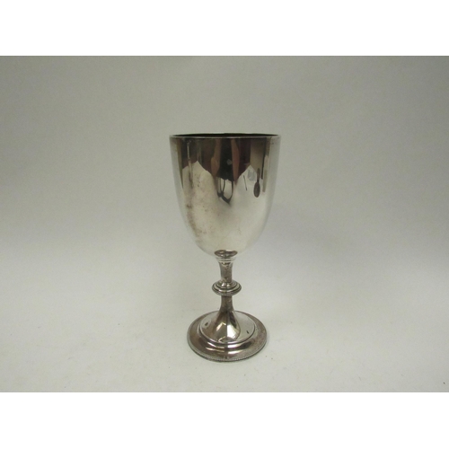 5051 - A William Hutton silver goblet Sheffield 1921, 18.5cm tall, 8.5cm diameter, 24g