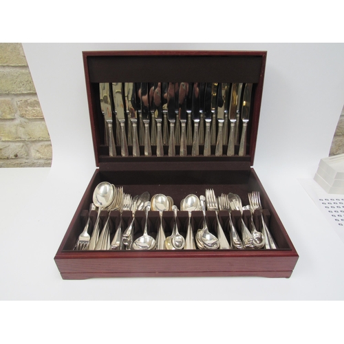 5079 - A canteen of cutlery for 12 place settings by three makers predominately A. Church & Sons Ltd., dati... 