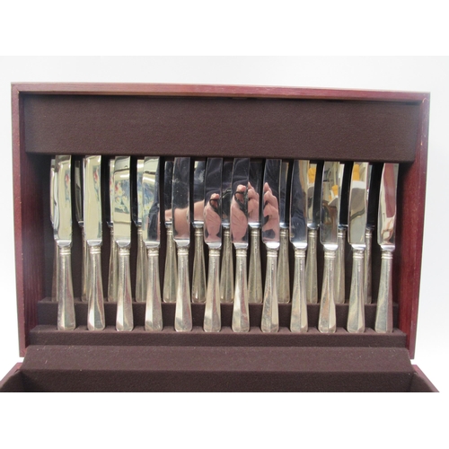 5079 - A canteen of cutlery for 12 place settings by three makers predominately A. Church & Sons Ltd., dati... 