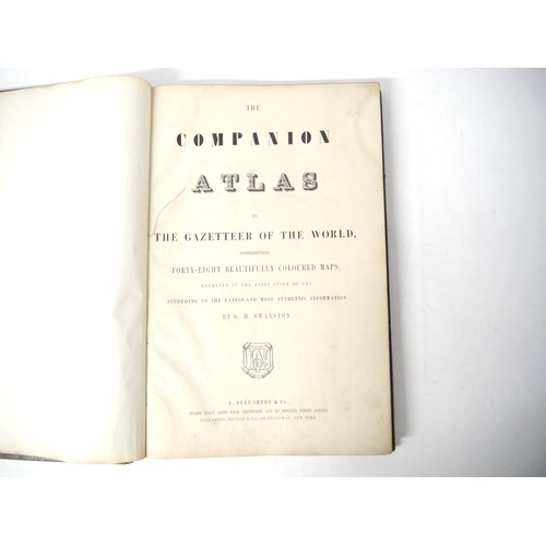 9019 - G.H. Swanston: 'The Companion Atlas to The Gazetteer of the World, comprehending Forty-Eight beautif... 