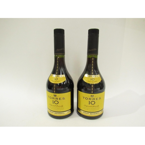 5342 - Torres 10 year old Imperial Brandy Gran Reserva, 70cm x 2