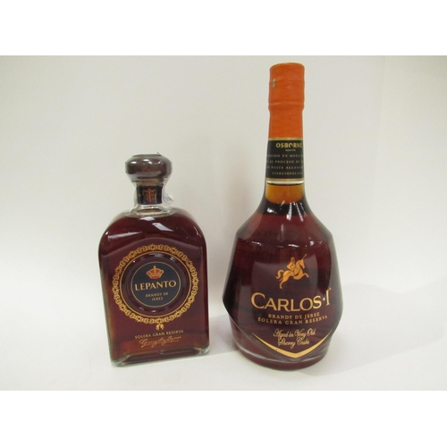 5343 - Osborne Carlos I Solera Gran Reserva Brandy de Jerez, 1ltr, Gonzalez Byass Lepanto Solera Gran Reser... 