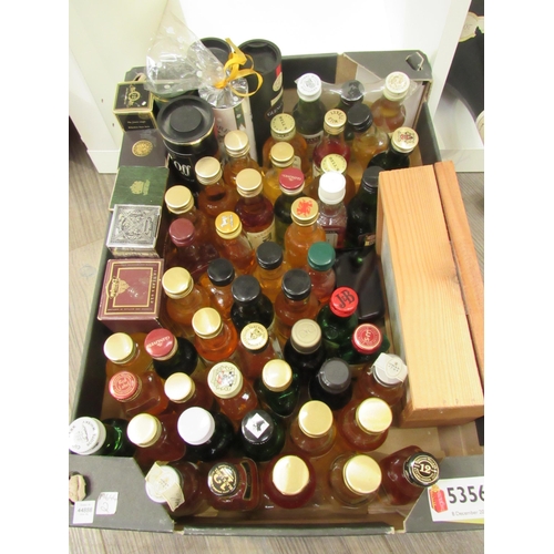 5356 - A large quantity of Whisky miniatures including Oban, Aberlour, Cutty Sark, Dimple etc (64 approx)  ... 