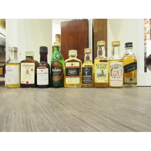 5356 - A large quantity of Whisky miniatures including Oban, Aberlour, Cutty Sark, Dimple etc (64 approx)  ... 