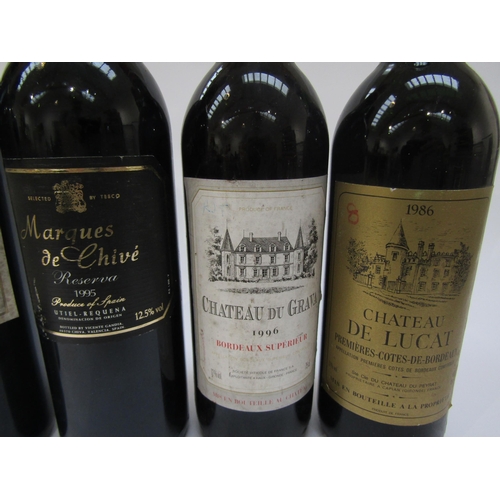 4536 - 1996 Chateau Du Grava, Bordeaux Superieur, 1989 Chateau Tour St Joseph, Haut-Medoc (top seal missing... 