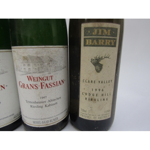 4542 - 1997 Weingut Grans-Fassian Trittenheimer Altarchen Reisling Kabinett x 2, 1996 Jim Barry Clare-Valle... 