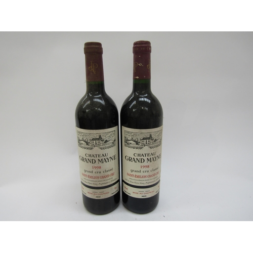 4544 - 1998 Chateau Grand Mayne, Grand Cru Classe, Saint Emilion Grand Cru x 2