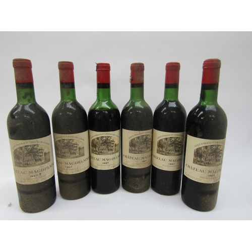 4583 - 1967 Chateau Magdelaine, Saint-Emilion 1er Grand Cru Classe x 6     (E) £250-300