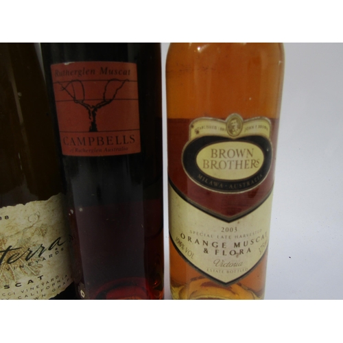 4571 - 1998 Bonterra Muscat, California x 2, 2003 Brown Brothers Orange Muscat & Flora, 1997 Elysium Califo... 