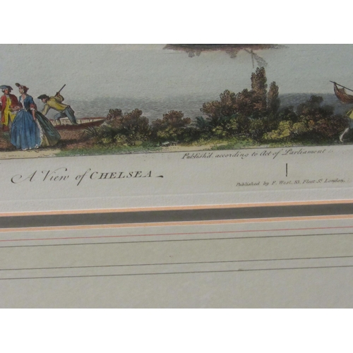 4110 - A coloured engraving 