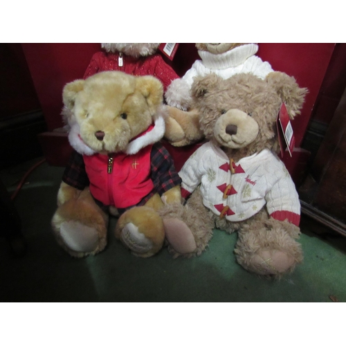 4118 - A group of Harrods bears: 2015, 2016, 2017, 2019 (4)