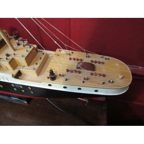 4130 - A model of the Titanic on stand, a/f, 44cm high x 120cm long    (E) £12-20