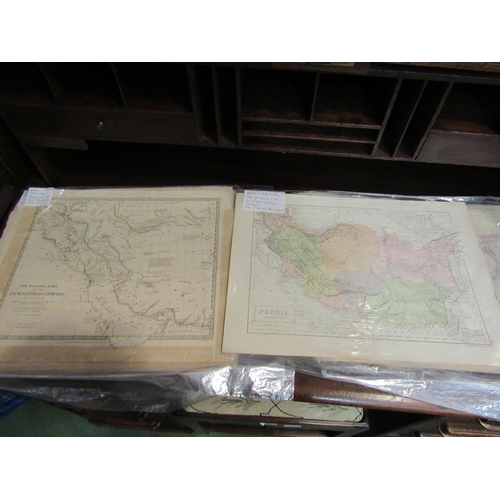 4138 - Five unframed 19th Century maps of the Middle East dated from 1831 to circa 1860, focusing on differ... 