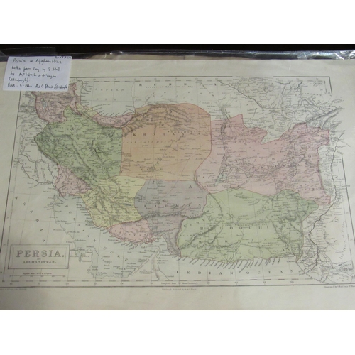 4138 - Five unframed 19th Century maps of the Middle East dated from 1831 to circa 1860, focusing on differ... 