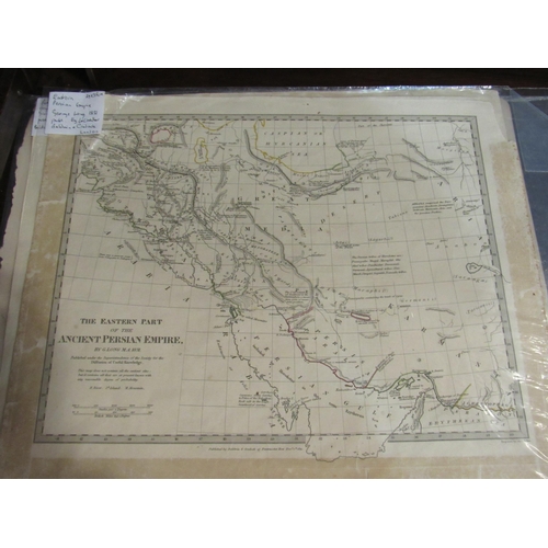 4138 - Five unframed 19th Century maps of the Middle East dated from 1831 to circa 1860, focusing on differ... 