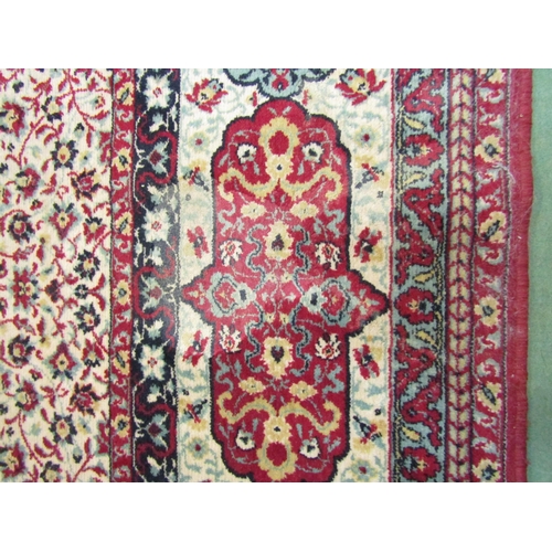 4589 - A modern Persian style rug with all-over leaf and vine detail, 365cm x 270cm