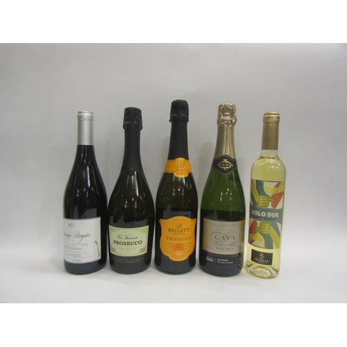 4572 - Ten bottles of various wines, Prosecco and Cava