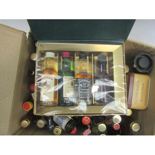 4574 - A quantity of miniatures, mostly whisky