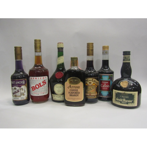 4576 - Creme de Grand Marnier liqueur 1ltr, Bols Creme de Cacao, Bols Apricot Brandy, Arras Coffee flavored... 