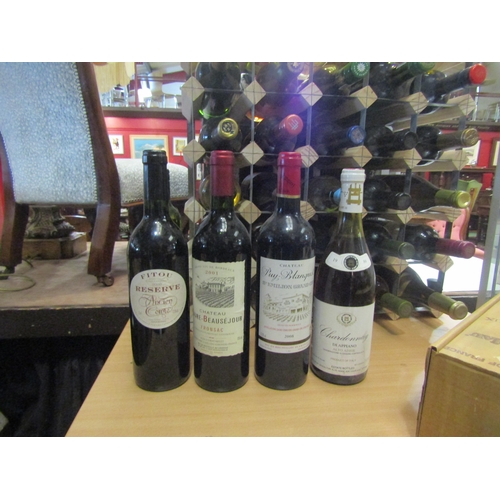 4581 - 37 bottles of various wine including 1979 Yvon Mau de Bordeaux, Chardonnay, Fitou, First Cape, Campo... 