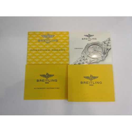 8246 - A Breitling Chronomat Automatic gent's chronograph wristwatch, boxed with details, paperwork etc