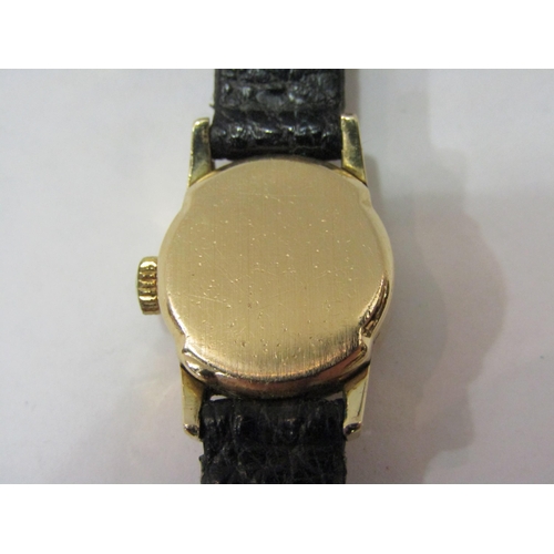 4395 - A lady's Omega gold cased wristwatch    (R) £50