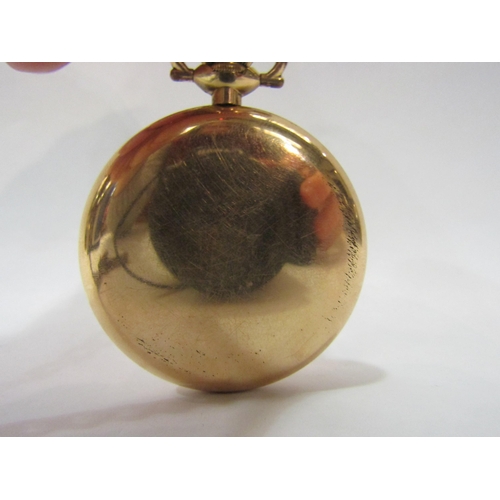 4398 - A gold plated pocket watch