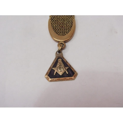 4451 - A gold Masonic medal