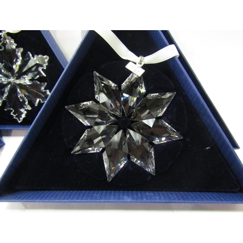 4465 - Swarovski crystal limited edition Christmas decorations 2011, 2012, 2013, 2014 in original boxes (4)